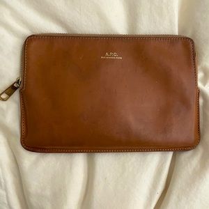A.P.C. Leather clutch/wallet.
